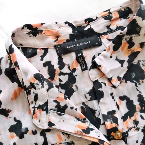 Robert Rodriguez abstract print blouse - medium - Picture 4 of 7